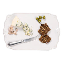 Load image into Gallery viewer, Juliska Berry and Thread 15” Serving Board with Knife - Whitewash