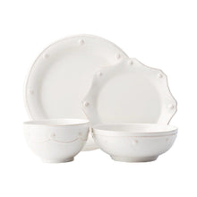 Load image into Gallery viewer, Juliska Berry and Thread 4pc Place Setting with 2 Bowls - Whitewash