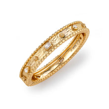 Load image into Gallery viewer, Capucine de Wulf Berry Gem Hinged Bangle Bracelet - Cubic Zirconia