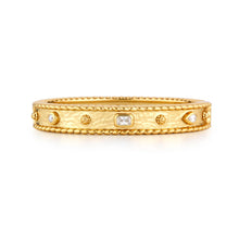 Load image into Gallery viewer, Capucine de Wulf Berry Gem Hinged Bangle Bracelet - Cubic Zirconia