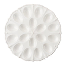 Load image into Gallery viewer, Juliska Berry and Thread Deviled Egg Platter - Whitewash