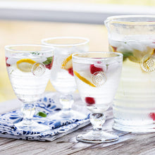 Load image into Gallery viewer, Juliska Berry and Thread Footed Glass Goblet