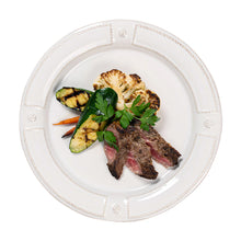 Load image into Gallery viewer, Juliska Berry and Thread French Panel Dinner Plate - Whitewash