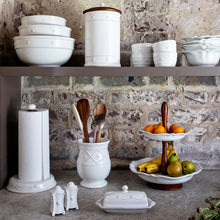 Load image into Gallery viewer, Juliska Berry and Thread Paper Towel Holder - Whitewash