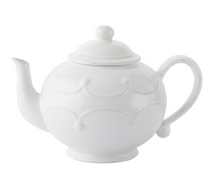 Load image into Gallery viewer, Juliska Berry and Thread Teapot - Whitewash