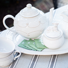 Load image into Gallery viewer, Juliska Berry and Thread Teapot - Whitewash