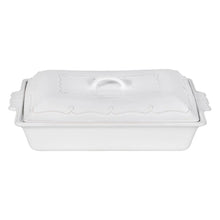 Load image into Gallery viewer, Juliska Berry and Thread Whitewash Lidded 13" Rectangular Baker