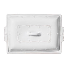 Load image into Gallery viewer, Juliska Berry and Thread Whitewash Lidded 13" Rectangular Baker