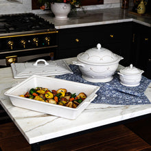 Load image into Gallery viewer, Juliska Berry and Thread Whitewash Lidded 13" Rectangular Baker