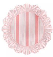 Load image into Gallery viewer, Juliska Cabana Stripe Melamine Dessert/Salad Plate Set/4