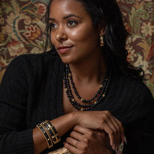 Load image into Gallery viewer, Capucine de Wulf Gaia Cage Hoop Earrings - Ebony