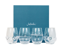 Load image into Gallery viewer, Juliska Heritage Stemless Wine Glasses - Set of 4