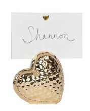 Load image into Gallery viewer, Juliska L'Amour Toujours Place Card S/12 - Gold