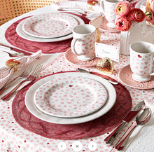 Load image into Gallery viewer, Juliska Love You More Dessert/Salad Plate S/4 - Pink
