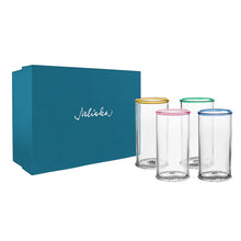 Load image into Gallery viewer, Juliska Nell Highball Assorted Set/4 - Multi