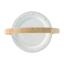 Load image into Gallery viewer, Juliska Provence Rattan Whitewash Three Tiered Plate Server