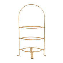 Load image into Gallery viewer, Juliska Provence Rattan Whitewash Three Tiered Plate Server