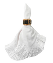Load image into Gallery viewer, Juliska Woven Black Napkin Ring - FINAL SALE