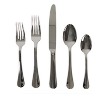Load image into Gallery viewer, Juliska Bistro 5pc Place Setting Flatware – Polished