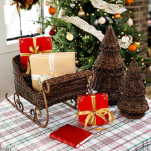 Load image into Gallery viewer, Holiday decorations with two Juliska Devon Willow Trees