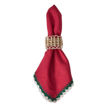 Load image into Gallery viewer, Juliska Isadora Napkin with wicker napkin ring