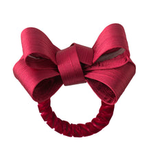 Load image into Gallery viewer, red napkin ring with a bow