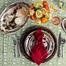 Load image into Gallery viewer, holiday table with red napkin and red napkin ring