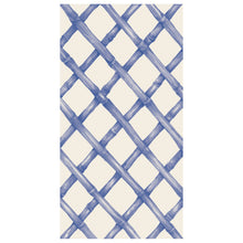 Load image into Gallery viewer, Hester & Cook Blue Lattice Paper Guest towel Napkins