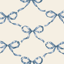 Load image into Gallery viewer, Hester & Cook Heirloom Blue Bow Paper Cocktail Napkins