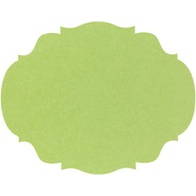 Load image into Gallery viewer, Die-cut Bright Green French Frame Placemat