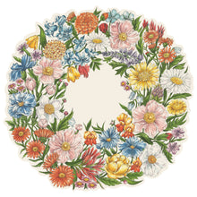 Load image into Gallery viewer, Hester & Cook Die-cut Wildflower Wreath Placemat