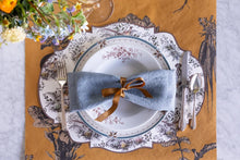 Load image into Gallery viewer, Hester & Cook Die-cut Harvest Toile Frame Placemat on a table