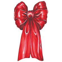 Load image into Gallery viewer, Hester & Cook Bow Table Accent red bow with long tails