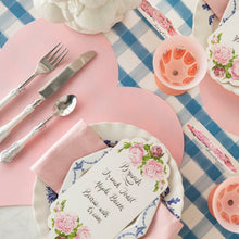 Load image into Gallery viewer, Hester & Cook Peony Table Card on a set table