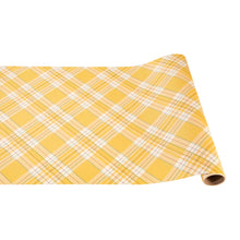 Load image into Gallery viewer, Hester & Cook Yellow Plaid Runner - 20" x 25'