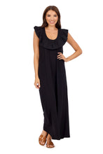 Load image into Gallery viewer, Kimi Ruffle Maxi Dress - Black - FINAL SALE