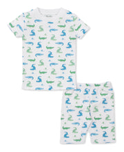Load image into Gallery viewer, Kissy Kissy Cruising Crocodiles Short Toddler Pajama Set