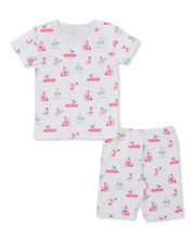 Load image into Gallery viewer, Kissy Kissy Flamingos Surfs Up Short Toddler Pajama Set
