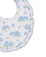 Load image into Gallery viewer, Kissy Kissy Blue Floral Bib