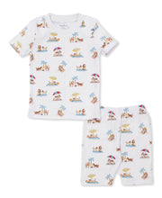 Load image into Gallery viewer, Kissy Kissy Puppy Beach Daze Short Toddler Pajama Set