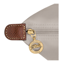 Load image into Gallery viewer, Longchamp Le Pliage Original Large Shoulder Tote Bag - Pebble showing golden zipper pull