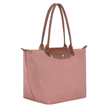 Load image into Gallery viewer, Longchamp Le Pliage Original Large Shoulder Tote Bag Pink Tea side view
