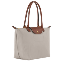 Load image into Gallery viewer, Longchamp Le Pliage Original Medium Shoulder Bag - Pebble showing width