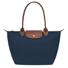 Load image into Gallery viewer, Longchamp Le Pliage Original Medium Shoulder Bag Navy