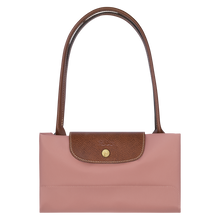Load image into Gallery viewer, Longchamp Le Pliage Original Medium Shoulder Bag - Pink Tea folded
