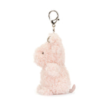 Load image into Gallery viewer, Jellycat Little Pig Bag Charm side view