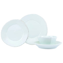 Load image into Gallery viewer, Vietri Lastra Four-Piece Place Setting aqua