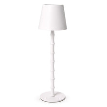 Load image into Gallery viewer, LED Portable Cordless White Bamboo Table Lamp
