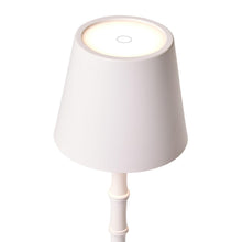 Load image into Gallery viewer, LED Portable Cordless White Bamboo Table Lamp