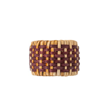 Load image into Gallery viewer, Juliska Woven Napkin Ring - Cranberry - FINAL SALE